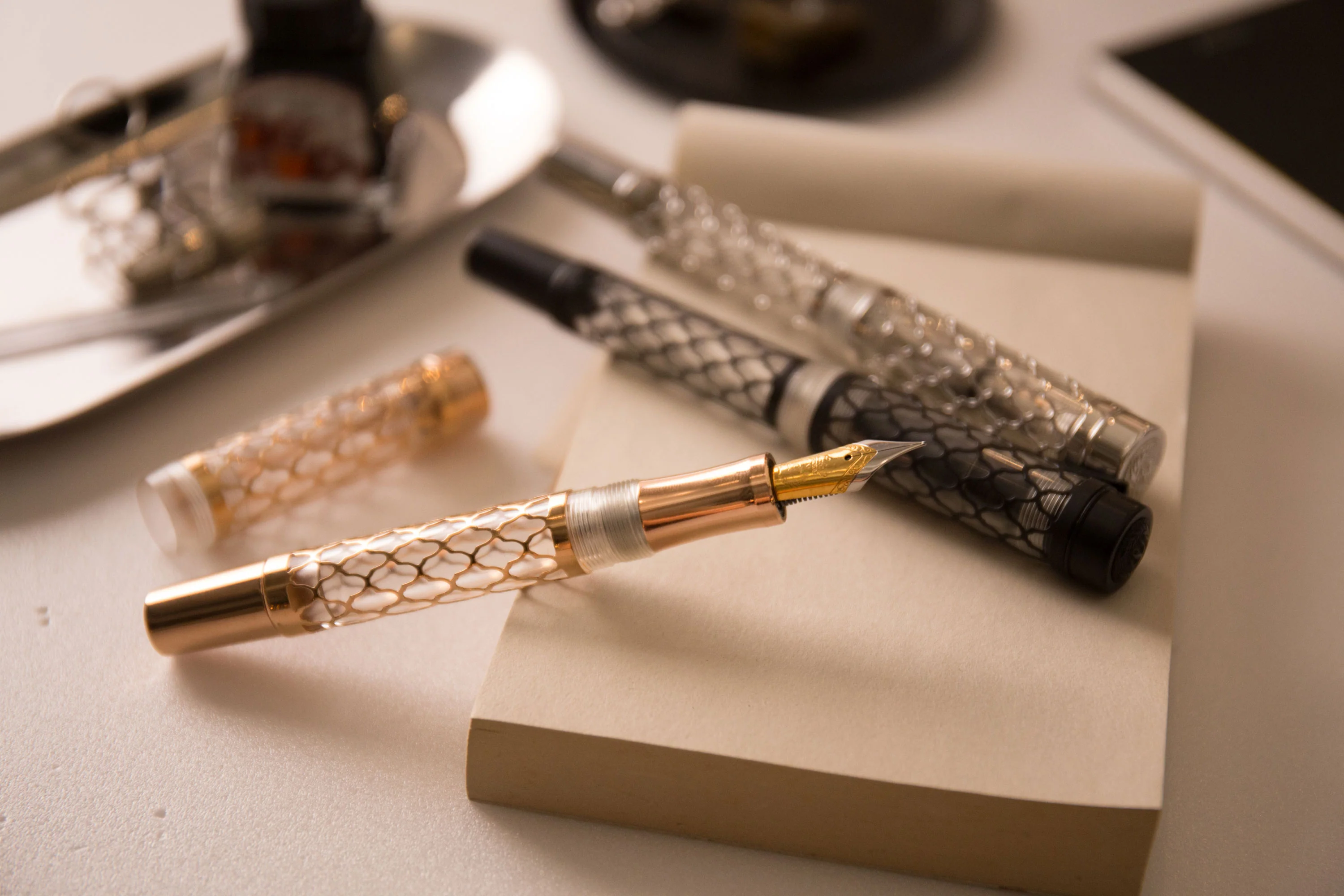 Flora Fountain Pen Silver - Image 3